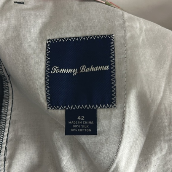 Tommy Bahama Blue Flat Front Silk St. Thomas Short Abbey Shorts 42 NWT - Picture 6 of 8